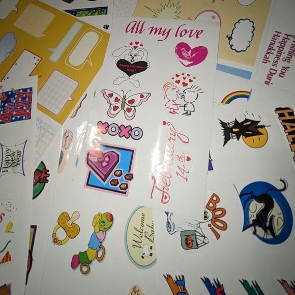 Large lot of vintage stickers - Picture 2 of 4